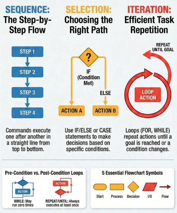Algorithmic Structures Overview: Sequence, Selection, Iteration