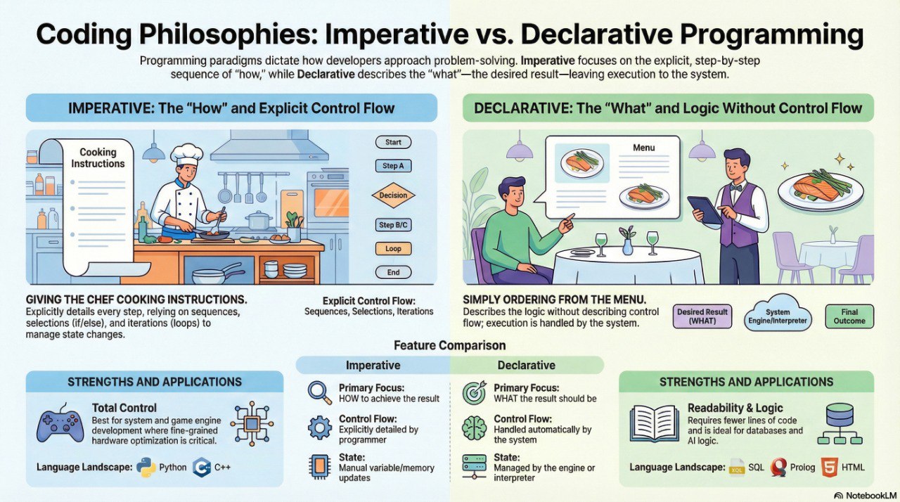 Declarative vs Imperative